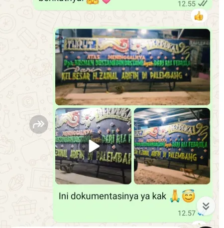 Pengiriman Papan Bunga Duka Kenanga