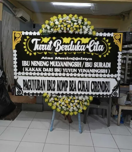 Papan Bunga Duka Kenanga